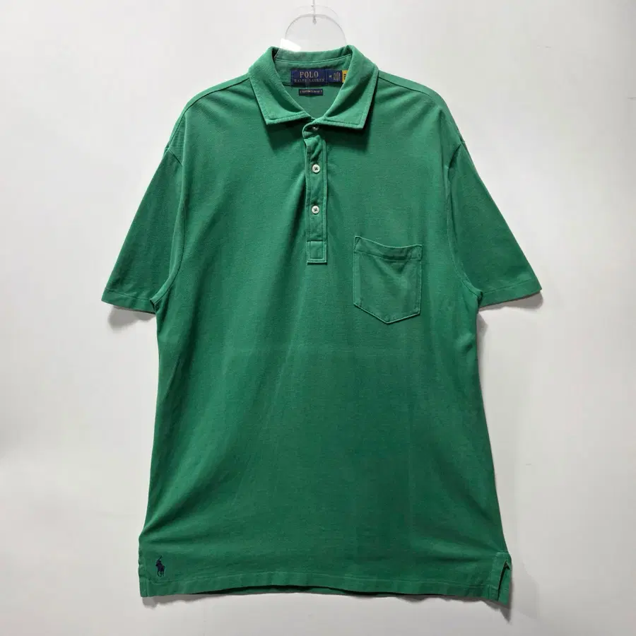 폴로랄프로렌 그린 포켓 피케 카라 반팔티 M 26072804