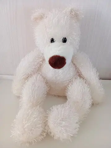 곰 봉제 인형 화이트 베어 봉제 인형