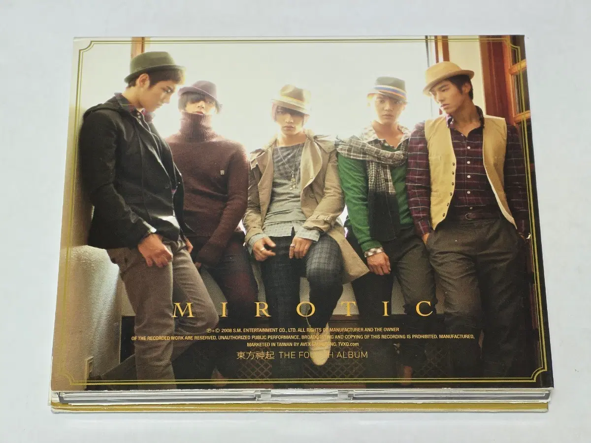 [대만판] 동방신기 4집 MIROTIC (주문) Avex 대만 라이선스반 CD