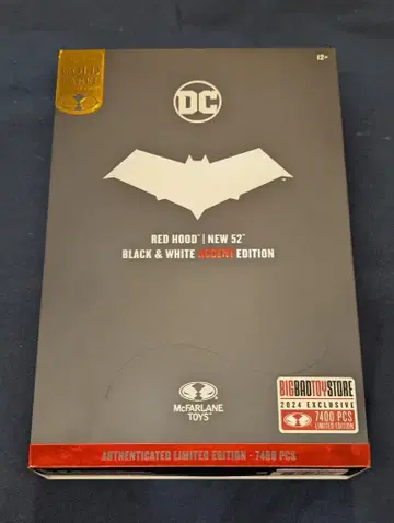 McFARLANE TOYS 골드 레이블 컬렉션 DC 뉴 52 레드 후드 블랙 & 화이트 액센트 에디션 7인치