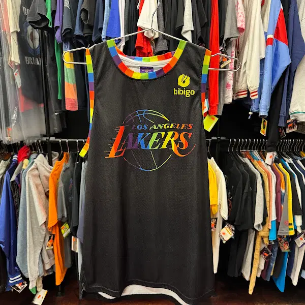 2022년도 빈티지 LA Lakers PRIDE 농구 져지