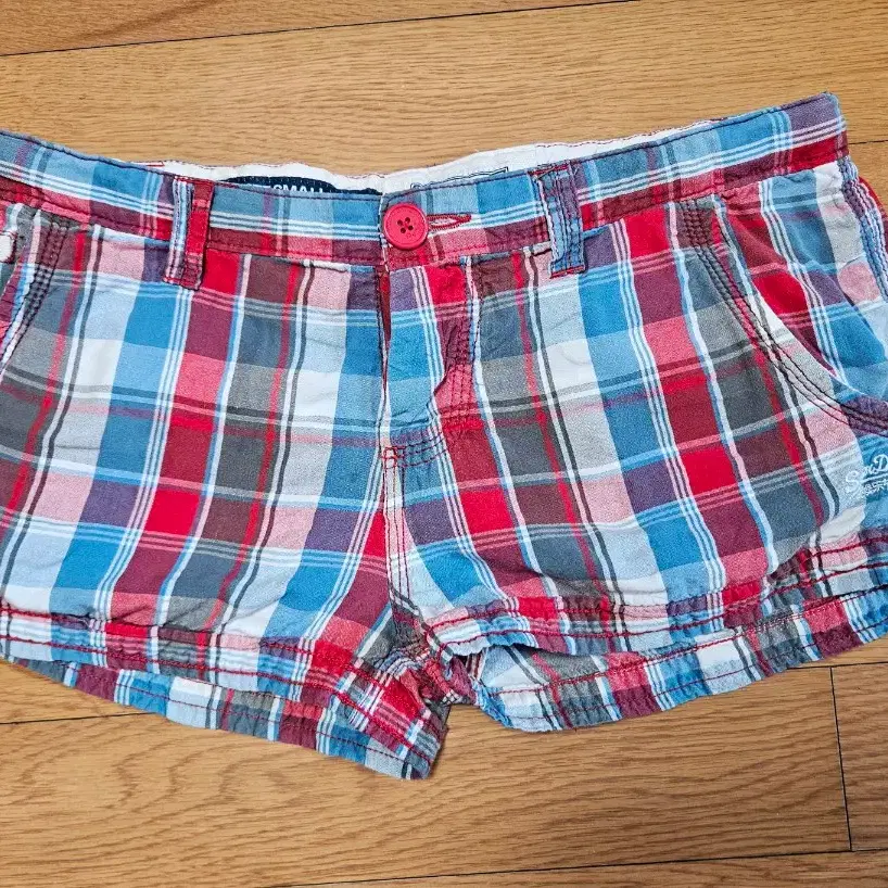 수퍼드라이 (Superdry) 빈티지 체크 숏팬츠 / 숏반바지 S
