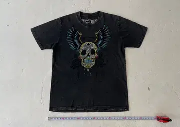 Shiroi Neko 스컬 T-Shirt Y2K 그런지