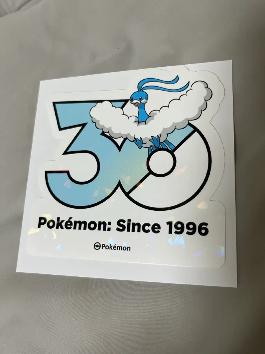포켓몬 스토어 30주년 로고스티커 컬렉션 팝업 파비코리