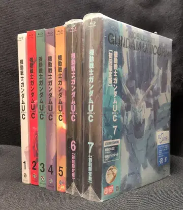 애니메이션 Blu-ray 초회/6 7 한정판) 기동전사 건담 UC 전 7권 세트