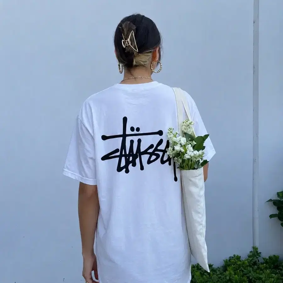 [택포] [L] Stussy 스투시 빅로고 티셔츠