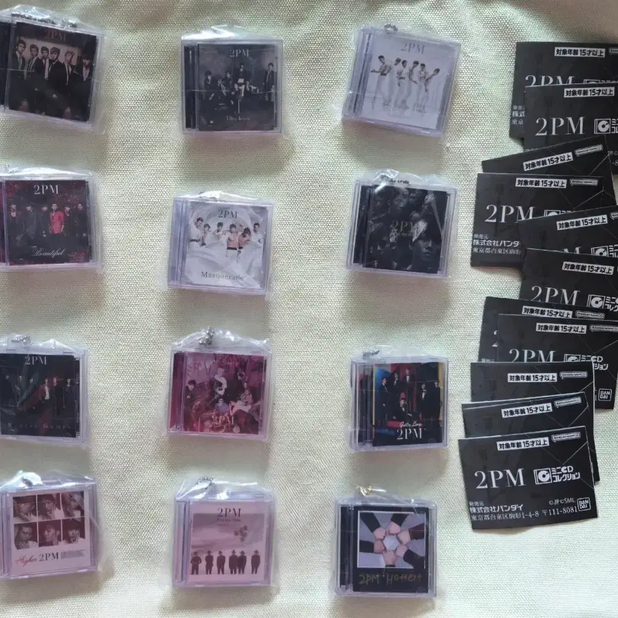 (일괄)2PM 도쿄돔 더리턴 미니 CD가챠 12개 전체