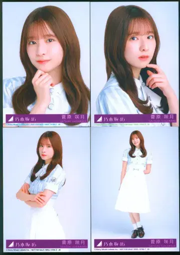 노기자카46 시히니오토즈 스가와라 사츠키 봉입 특전 브로마이드 컴프