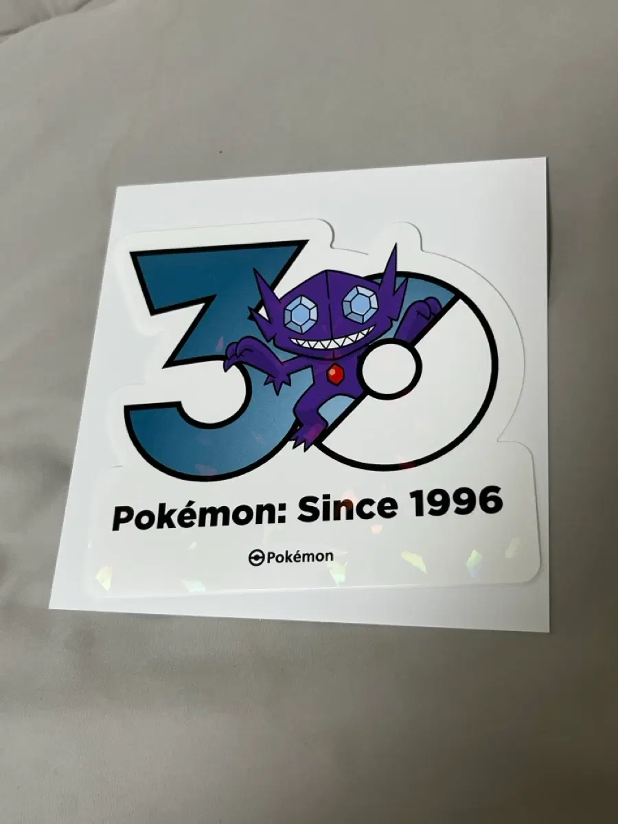 포켓몬 스토어 30주년 로고스티커 컬렉션 팝업 깜까미
