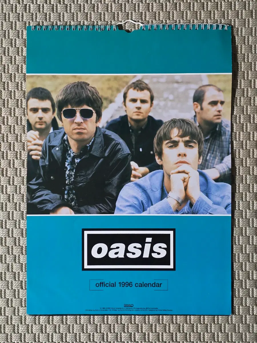 포스터 oasis 오아시스 1996 캘린더