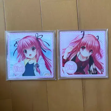 Angel Beats! 미도복권 NET 아크릴 코스터 유이 2세트