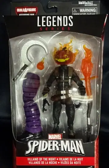HASBRO 어브소빙맨 스파이더맨 마블 잭오랜턴 / 빌런즈 오브 더 나이트 6인치