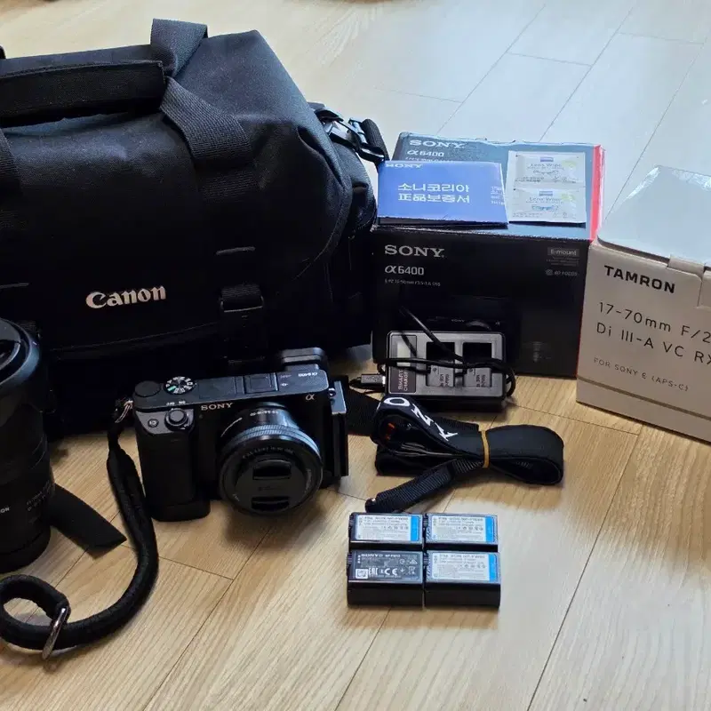 소니 a6400 + 탐론 17-70 풀세트 구성 팝니다