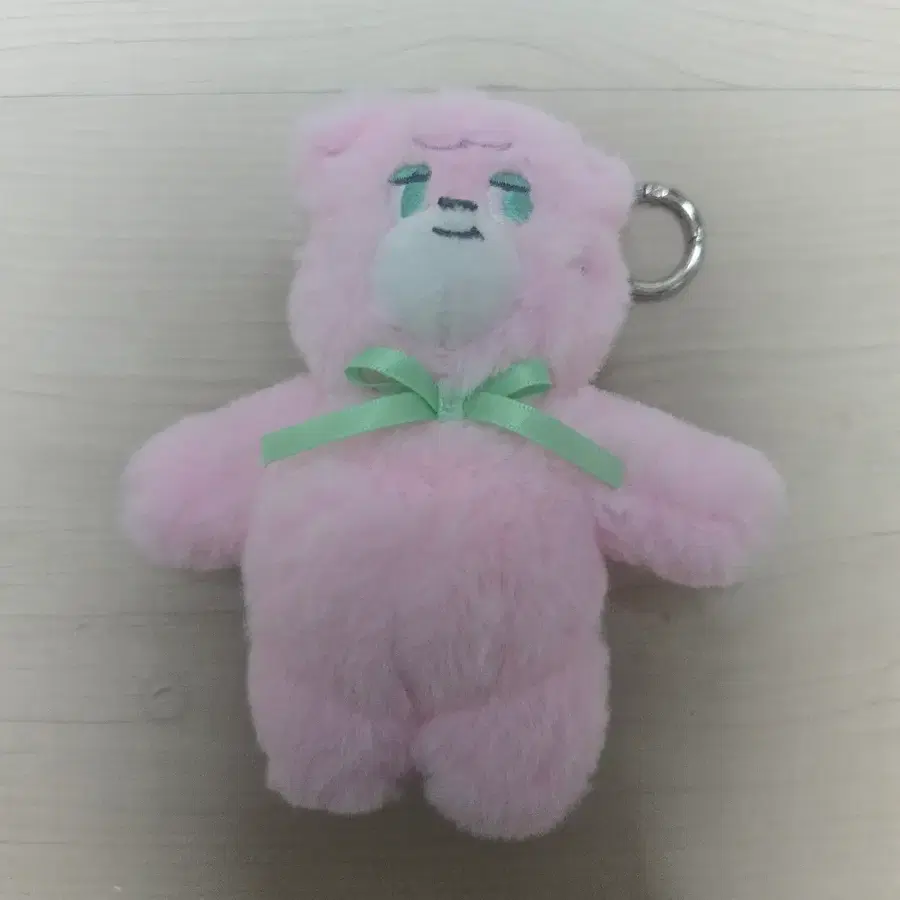 노티드 핑크베어 키링 새상품