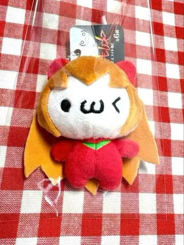 초레어 택 포함 카오모지 고양이 마스코트 BC 에반게리온 아스카