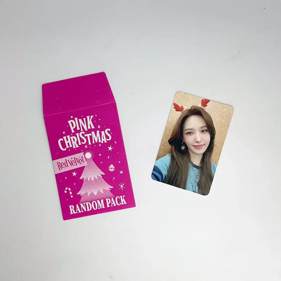 레드벨벳 웬디 2023 핑크 크리스마스 포토카드 포카 1 Red Velvet WENDY 2023 PINK CHRISTMAS PHOTOCARD 1
