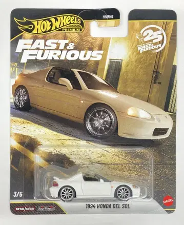 MATTEL HOTWHEELS PREMIUM HOTWHEELS 1994 HONDA DEL SOL/화이트 3/5
