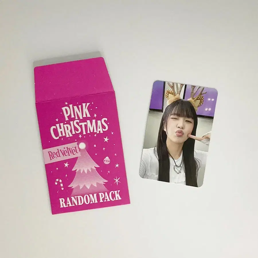 레드벨벳 예리 2023 핑크 크리스마스 포토카드 포카 Red Velvet YERI 2023 PINK CHRISTMAS PHOTOCARD 1