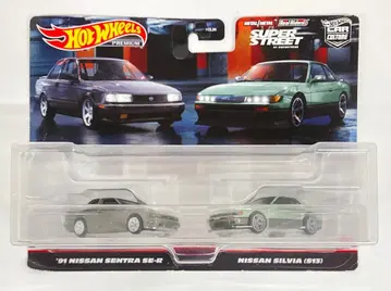 MATTEL HOTWHEELS PREMIUM 2-Packs '91 닛산 SENTRA SE-R / 닛산 실비아 (S13) HYF049