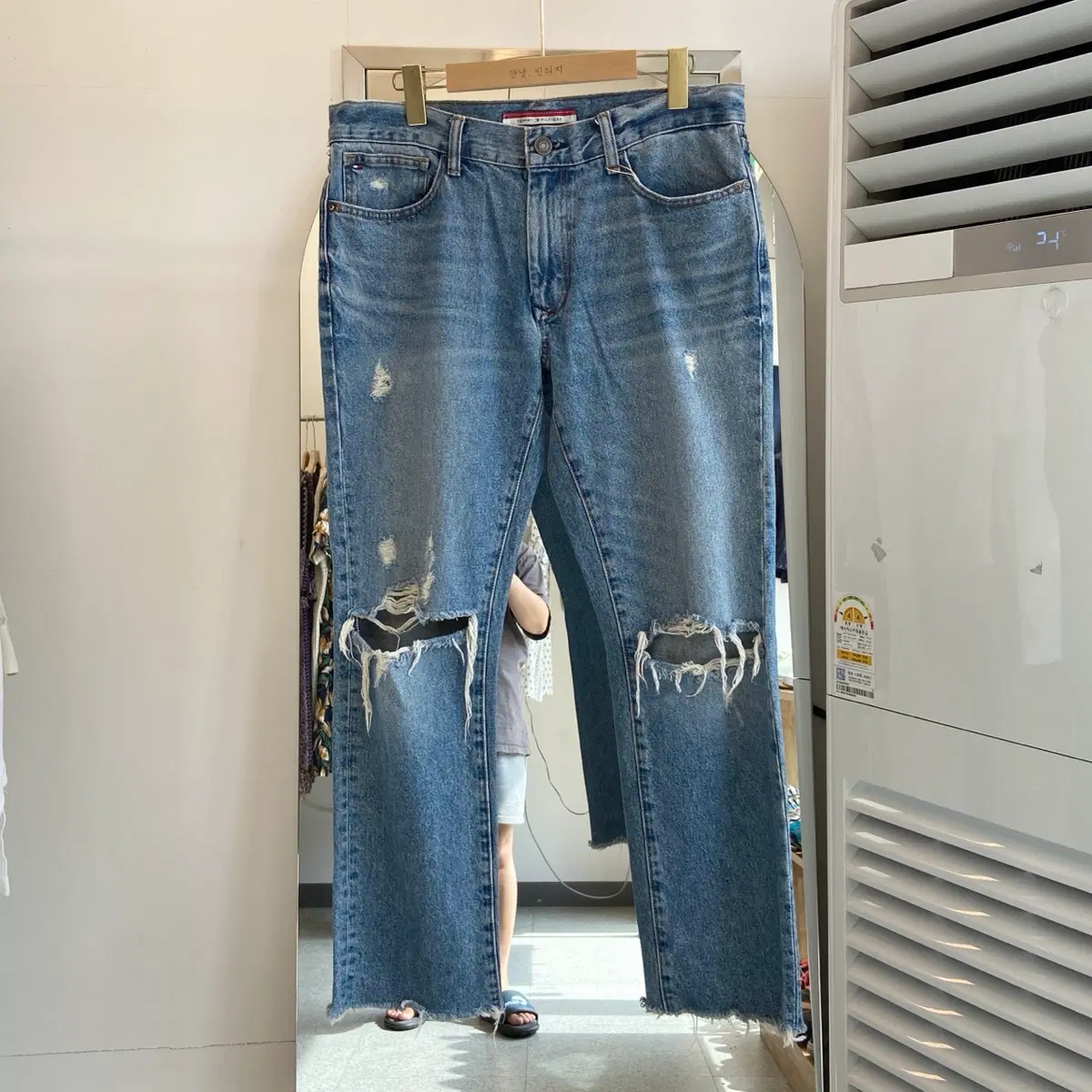 타미힐피거 찢청 청바지 W32 L30 Tommy Hilfiger Jeans