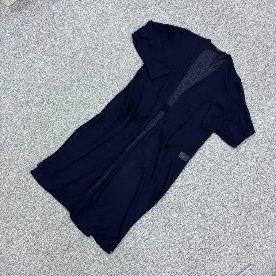 F 티렌 울 레이온 혼방 브이넥 롱 가디건 0728J2