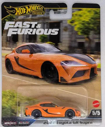 MATTEL HOTWHEELS FAST&FURIOUS 5/5 2021 TOYOTA GR SUPRA 5/5
