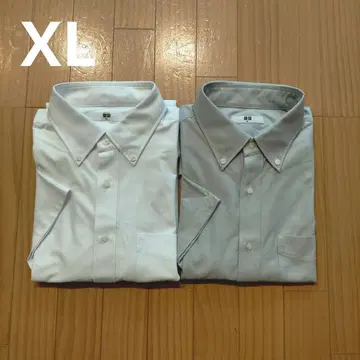 택 없음 UNIQLO 드라이 논아이론 저지 셔츠 반팔 XL 2장
