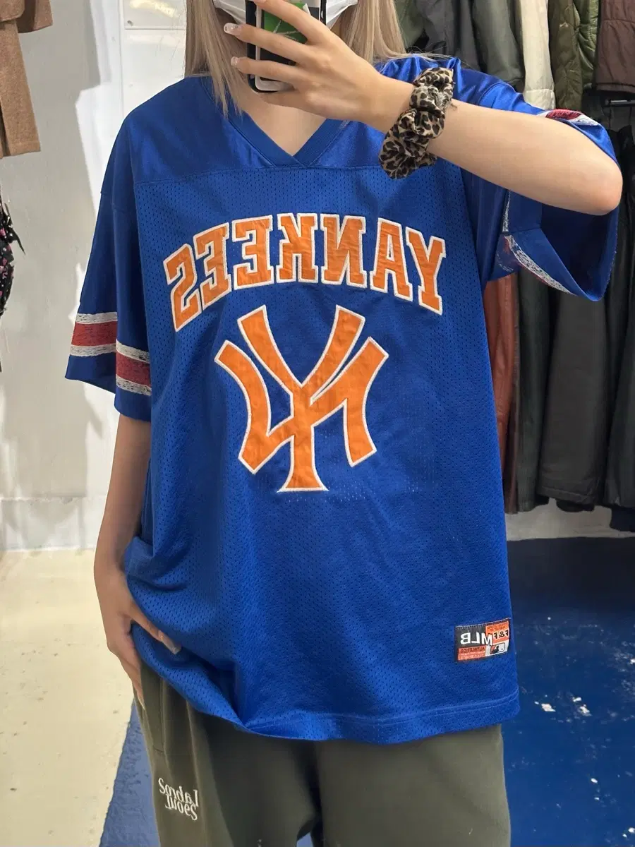 2000s MLB 뉴욕 양키즈 블록코어 져지