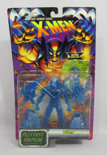 TOYBIZ MUTANT ARMOR ICEMAN / CRYSTALLIN ARMOR 5인치