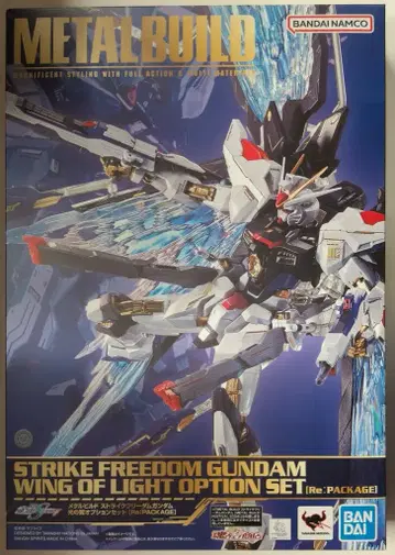 BANDAI SPIRITS METAL BUILD 기동전사 건담 SEED DESTINY 스트라이크 프리덤 건담 빛의 날개 옵션 세트 [Re:PACKAGE]