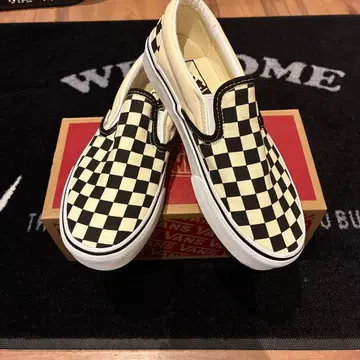 VANS 클래식 슬립온 체커보드 미사용 새상품