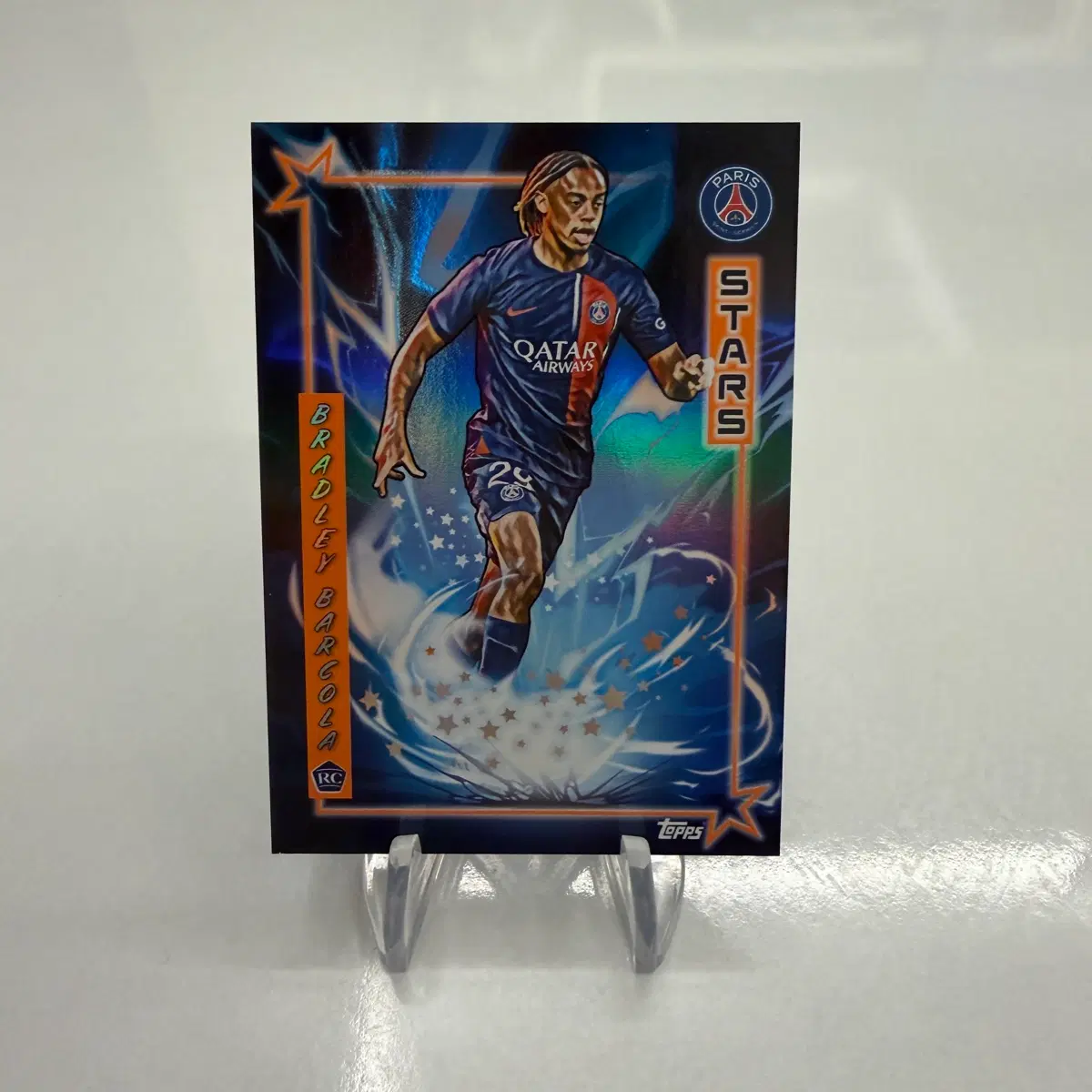 PSG 브래들리 바르콜라 루키 25한정 오렌지 카드