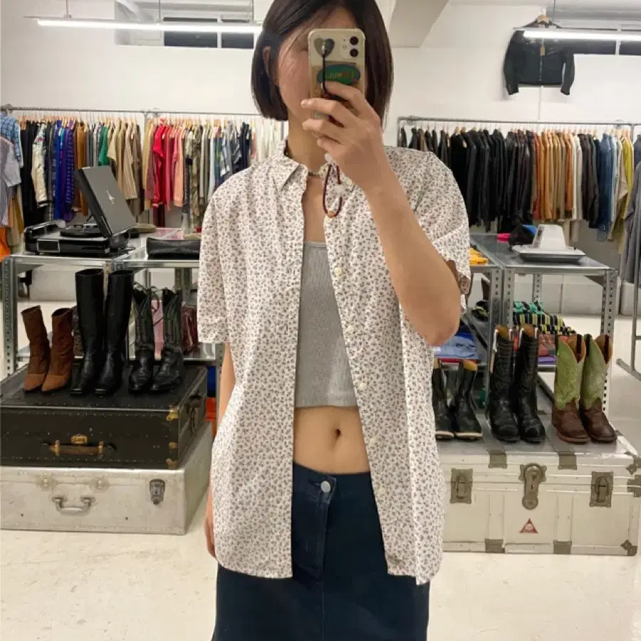 DENIM & SUPPLY floral shirt 폴로 데님앤 서플라이 플로럴 셔츠