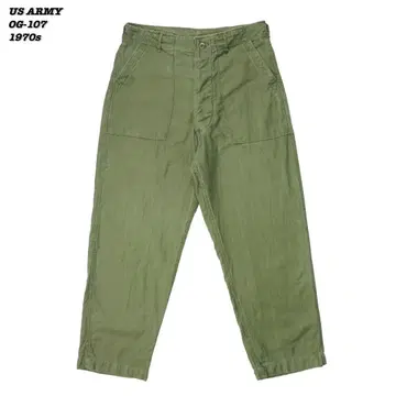 US ARMY OG-107 UTILITY TROUSERS 1970s