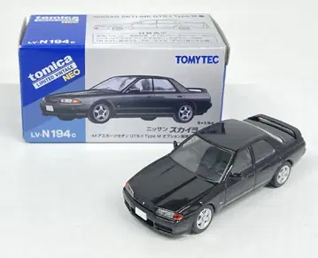 TOMYTEC TOMICA LIMITED VINTAGE NEO 닛산 스카이라인 4도어 스포츠 세단 GTS-t Type M (블랙) 옵션 장착차 92년 TLVN194c
