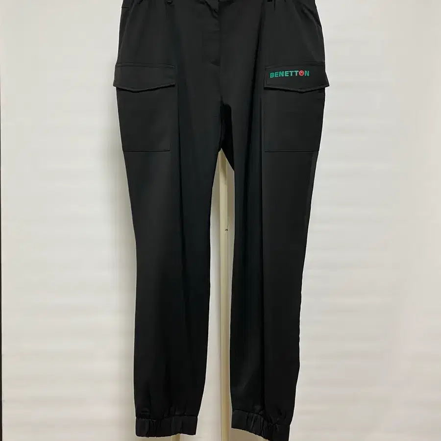 Benetton 베네통 블랙 카고 조거 팬츠 79(31)