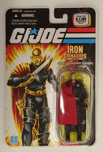 HASBRO G.I.JOE 카툰 시리즈 G.I.JOE 아이언 그레나디어 리더 데스트로