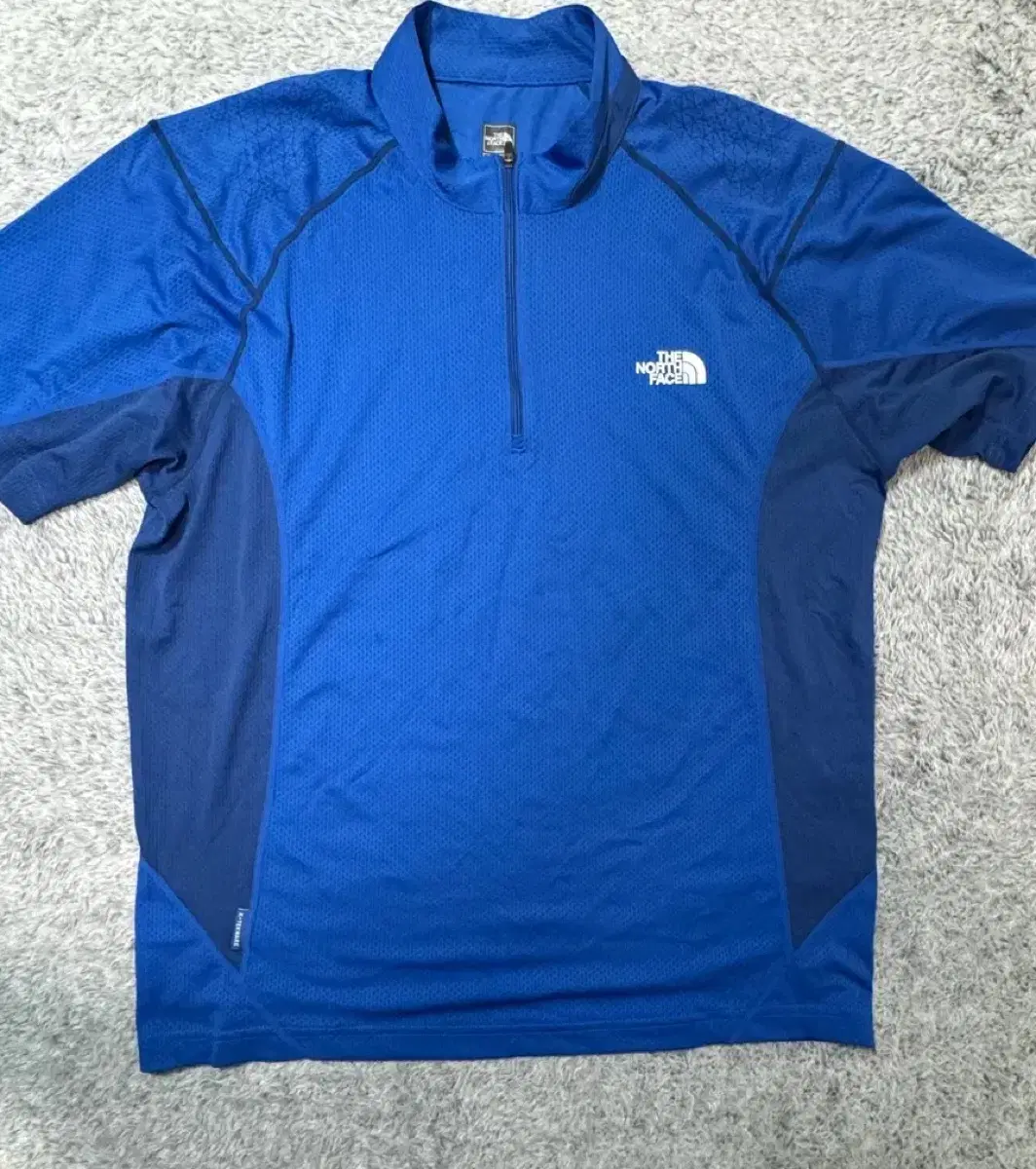 노스페이스 1/2 집업 티셔츠 블루(2XL)