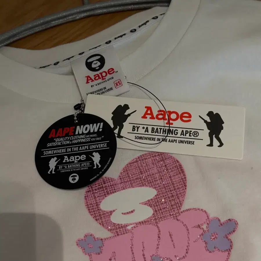 Aape 베이프 반팔 티셔츠