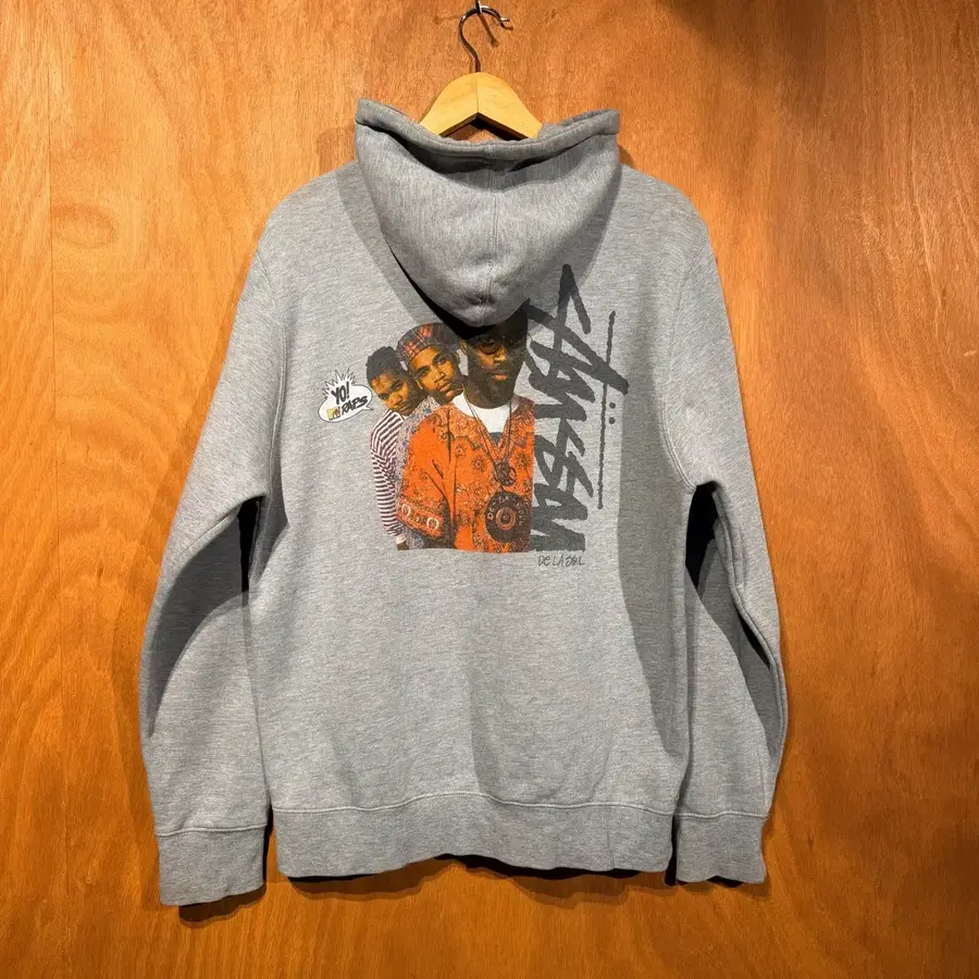 타임세일)Stussy x Yo! MTV Raps x De La Soul Hoodie L