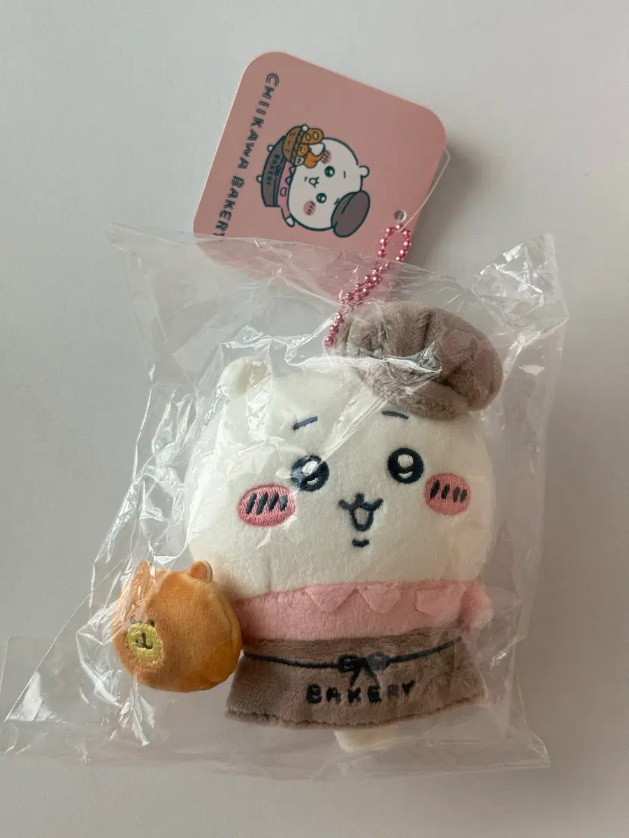 하치와레 카페 빵집 마스코트 인형 키링