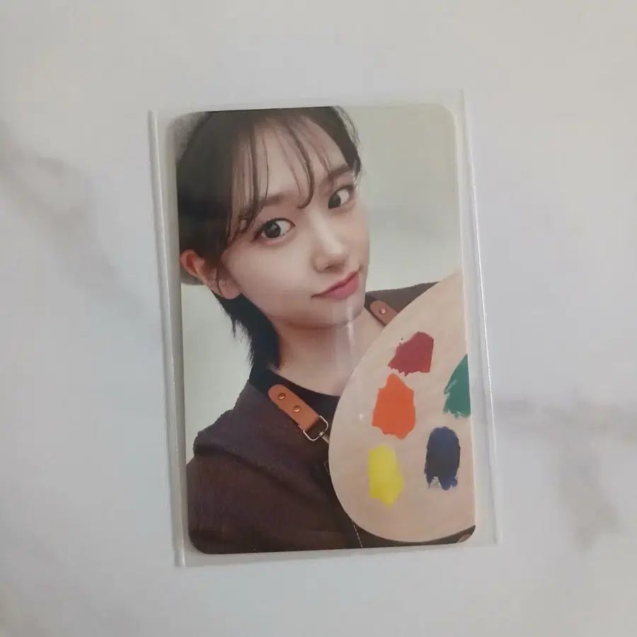 아이브 안유진 마인 위드뮤 미술부 포토카드