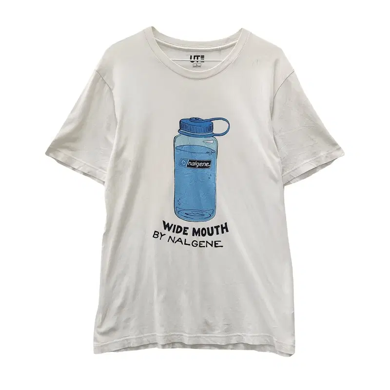 UNIQLO 유니클로 UT 보틀 크림 반팔 티 L