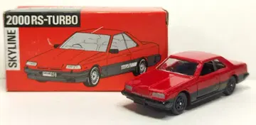 타미 토미카 일본제/갈리버 특주 4VALVE DOHC RS-TURBO (KDR30) 닛산 스카이라인 2000 터보 GT-ES (빨간색/블랙) 금색 템포 20-4-35