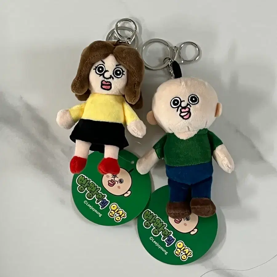 2종set) 빵빵이+옥지 키링 세트 일괄판매