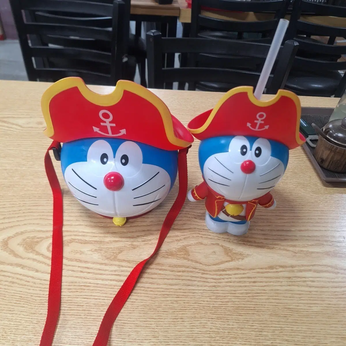 도라에몽 해적 팝콘통+음료통