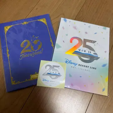디즈니 리조트 라인 20주년, 25주년 스티커 기념 대지 씰