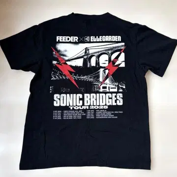 FEEDER x ELLEGARDEN SONIC BRIDGES 티셔츠