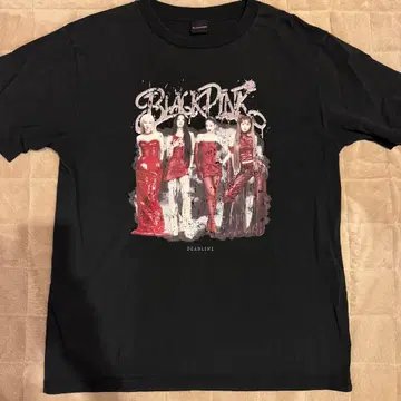 BLACKPINK 티셔츠 블랙 S 사이즈