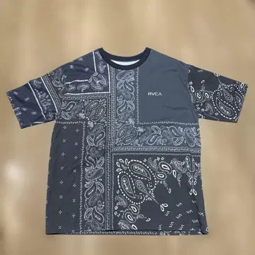 RVCA 루카 반다나 패턴 T셔츠 L 사이즈